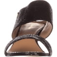 thumbnail image 2 of Womens Calvin Klein Cecily Wide-Strap Mule Sandals, Black Lizard, 2 of 6