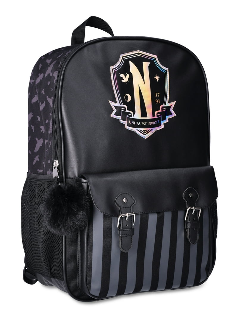 Wednesday Nevermore 17" Backpack, Black - Walmart.com Wednesday Nevermore 17" Backpack, Black - Walmart.com