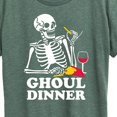 thumbnail image 3 of Instant Message - Ghoul Dinner - Women's Short Sleeve Graphic T-Shirt, 3 of 7