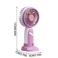 thumbnail image 3 of KTTECTOA Portable Handheld Fan with USB Rechargeable Function Perfects for Summer Use By StudentsLiving Room Decor Canada Days Home Essentials House Decor, 3 of 7