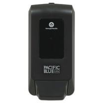 5.6 in. x 4.4 in. x 11.5 in. 1200 mL Pacific Blue Ultra Refill Soap/Sanitizer Dispenser - Black (1/Carton)