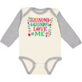 thumbnail image 3 of Inktastic Grandma Grandpa Love Me Girls Girls Long Sleeve Baby Bodysuit, 3 of 5