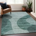 thumbnail image 6 of Addison Rugs Mayfield Washable Transitional Art Deco Green Rectangle Rug, 8' x 10', 6 of 6