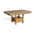 thumbnail image 3 of Sunny Designs Sedona 42" Traditional Wood Dining Table in Rustic Oak, 3 of 8