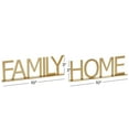 thumbnail image 4 of DecMode Family, Home Metal Decorative Sign, 2-Pieces, 4 of 9