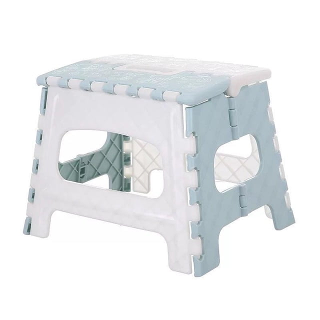 Home Plastic Step Stool Portable Folding Chair Small Bench Stool Living Room Furniture