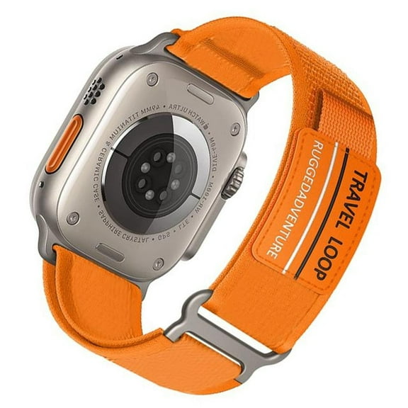 ALMNVO Trail Loop Compatible with Apple Watch Bands 49mm 45mm 41mm 44mm 40mm 42mm 38mm iWatch Ultra Band Women Men, Rugged Sport Strap Soft Nylon Wristband for iwatch Series 9 8 7 6 5 4 3 2 1 SE