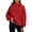 A - Red, variant on Yotami Sweatshirts for Women Oversized Mock Neck Long Sleeve Fleece Pullover Tops Fall Trendy Casual Soft Sweatshirt