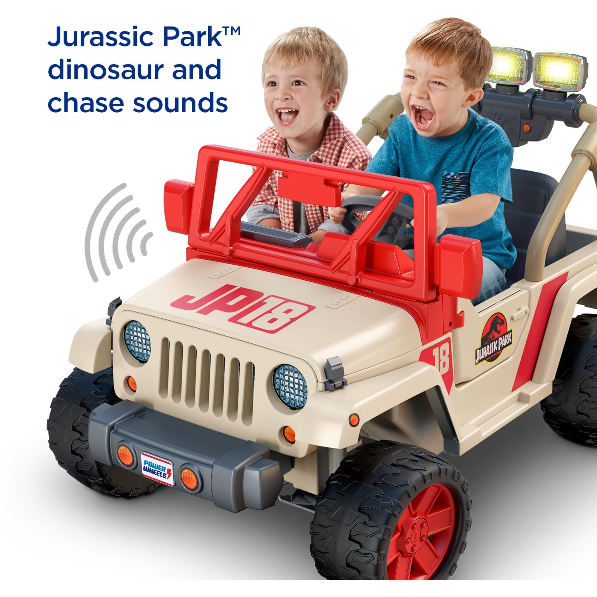 Jurassic world battery operated ride on jeep clearance