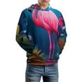 thumbnail image 5 of Tropical Flamingo Men's Women New Sweatshirt Hoodie Men's Plus Size Sweatshirt Hooded Sweatshirt 3d Printed Street Men's Cloth, 5 of 6