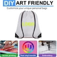 thumbnail image 4 of Miaocao 6pic Drawstring Backpack Bulk, Drawstring Bags String Backpack Cinch Sack Gym Bags for Sport Trip Beach Swimming, 6 Color, 4 of 6