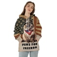 thumbnail image 4 of Freedom Paws Patriotic Ragdoll Vintage Memorial Day All Over Print 3D Hoodie Unisex Merch Hoodies Cat Lover Kitten Owner Gifts Idea - 12006, 4 of 6