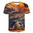 thumbnail image 1 of Anime Cartoon Teenager Men's and Women's T-Shirts Casual Print Hip Hop Harajuku Personality Round Neck Short Sleeve Top8T Gong Bohan LED, 1 of 2