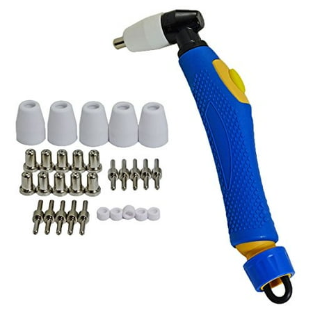 

RIVERWELD Esab PT-31 20072 Plasma Cutter Torch Body & Plasma Tip Electrode Nozzle Gas Ring Kit 31pcs