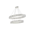 thumbnail image 5 of Monroe Integrated LED light Chrome Chandelier Clear Royal Cut Crystal, 5 of 9