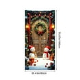 thumbnail image 3 of Christmas Banner Christmas Door Cover 35 X 72 Inch Festive Print For Porch And Wall Christmas Door Decor Christmas Home Decor, 3 of 6