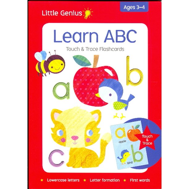Learn ABC Touch & Trace Flashcards (Little Genius) - Walmart.ca