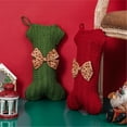 thumbnail image 4 of TETOU Christmas Stocking Dog Bone Knitted Stocking Dog Cats Pets Fireplace Hanging Holiday Christmas Decor - White, 4 of 8
