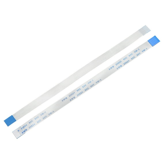 Flexible Flat Cable, 14 Pins 0.5mm Pitch 150mm FPC FFC Flexible Ribbon Cable for LCD TV Car Audio DVD 20Pcs (B Type)