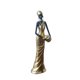 thumbnail image 3 of Estatua de mujer tribal africana decorativa, figura de mujer multifuncional. Estilo A, 3 of 9