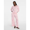 thumbnail image 3 of Joyspun Women's Cozy Lounge Collection Hacci Knit Sleep Pants, 29” Inseam, Sizes XS to 3X, 3 of 6