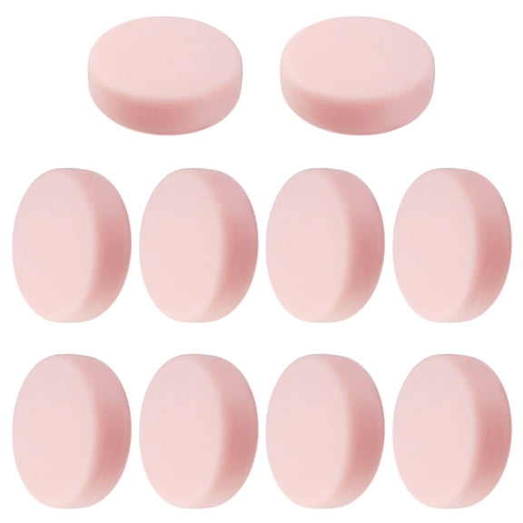 10Pcs Pink Button Covers