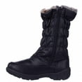 thumbnail image 4 of Womens Weatherproof Mikayla Mid Calf Buckle Shearling Lined Winter Boots - Black, 4 of 6