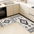 thumbnail image 5 of Kitchen Rugs Sets of 3 Non Slip Washable Kitchen Mats for Floor, Waterproof Kitchen Runner Rug, Floor Mat Carpet for Entryway, Laundry, Sink, Hallway, Bathroom, 5 of 12