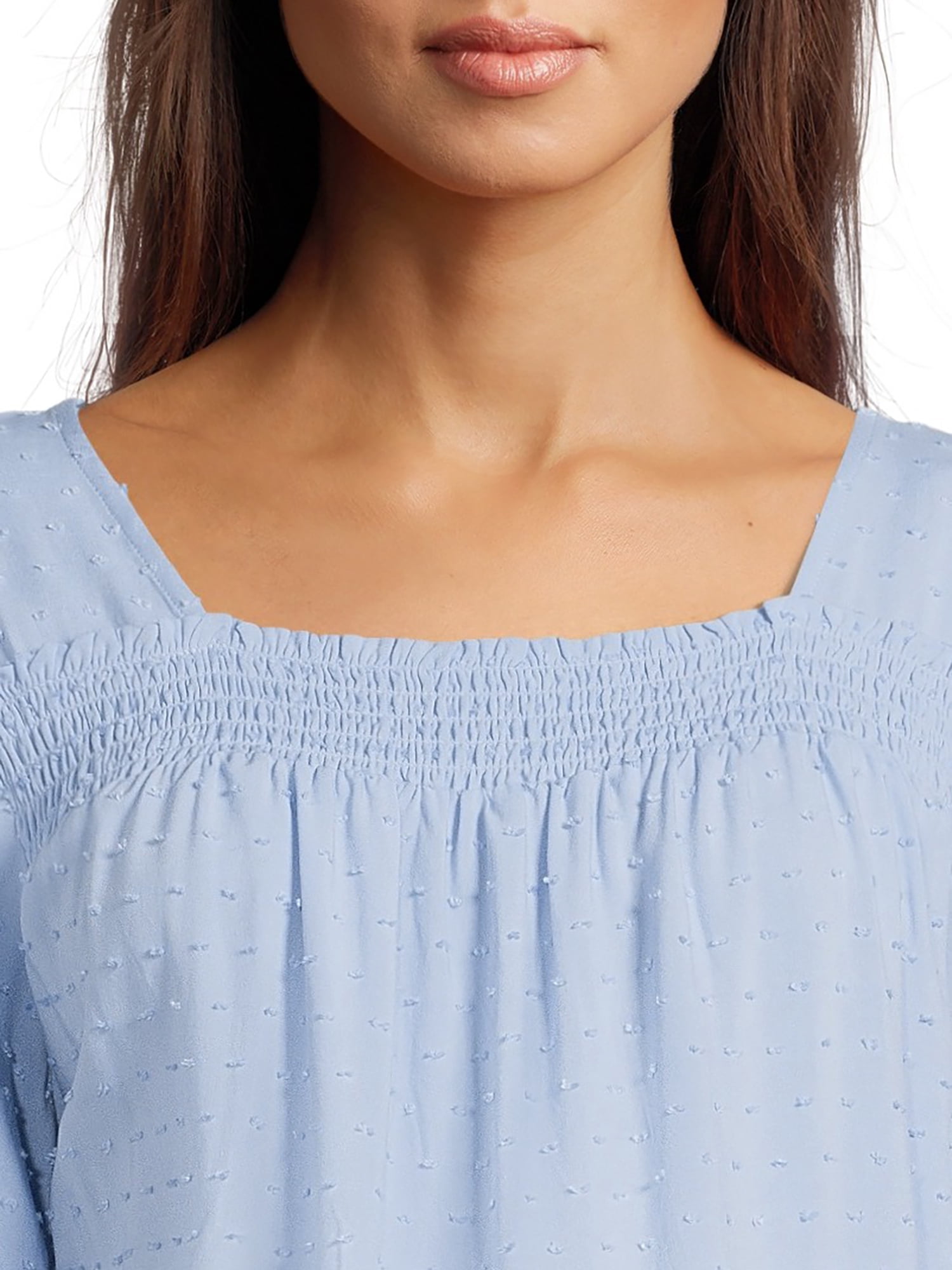 smocked maternity top