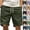 12# Army Green, variant on Mens Corduroy Shorts Casual Elastic Waistband Big and Tall Shorts Solid Color Lightweight Work Short with Pockets Pink S