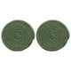 thumbnail image 1 of 2Pcs Manteles Individuales Redondos Trenzados, 4.3" Manteles Tejidos para Mesa de Cocina Decoración de Granja (Verde), 1 of 7