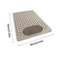 thumbnail image 3 of Bath Mat Massage Mat 28*14 in Thick Soft Absorbent Sucker Backing Quick Dry Microfiber Mats, Machine Washable Rugs for Shower Floor, Bathroom Runner Bathmat Accessories Decor Door Mat, 3 of 4