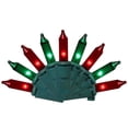 thumbnail image 1 of Luces navideñas, clásicas, LED T5, color verde y rojo, 100 unidades, 1 of 1