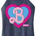thumbnail image 3 of Barbie the Movie - Heart Crest - Juniors High Neck Tank Top, 3 of 5
