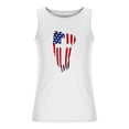 thumbnail image 4 of WREESH Men's Round Neck Tank Top Casual Graphic Sleeveless for Sports and Leisure White, 4 of 4