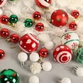 thumbnail image 5 of 2024 Personalized Christmas Ball Ornaments Sets Colorful Christmas Shaped Assembly Pendant Bronze 42PCS, 5 of 9