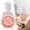 A, variant on Cartoon Portable Misting Desk Fan, Bottle Top Water Evaporative Cooling Fan, USB Rechargeable Personal Spray Mist Fan for Bedroom Office Dorm Makeup Indoor Use