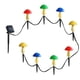 thumbnail image 4 of Billuyoard Hogar Jardín Patio Lámpara de setas Camino Montado en el suelo Energía solar Adorable Luz de noche recargable Decoración Iluminación y accesorios Rojo, 4 of 6