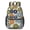 Geometric Flower and-3, variant on Geometric Flower and Dahlia Beige 17" School Backpacks for Teens,Waterproof Oxford Fabric,S-Shape Padded Straps for School,Travel,Hiking,Camping