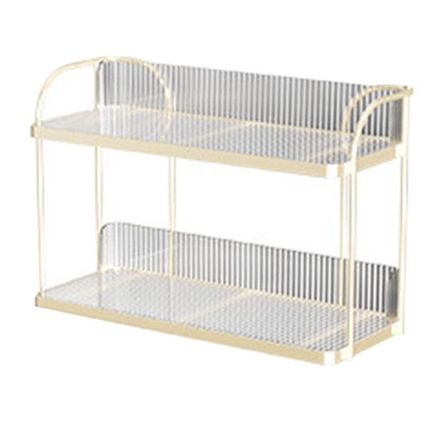 Estante de almacenamiento ANGGREK Organizador transparente Doble Capa Cocina