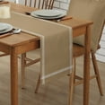 thumbnail image 5 of Pure Khaki Table Runner Simple Solid Color Tablerunners 13 x 120 Inch, Table Decorations Tabletop Scarf for Summer Gathering Holiday Farmhouse Kitchen Dining Decor, 5 of 6