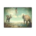 thumbnail image 3 of CADecor Elephant Throw Blanket Bed Sofa Blanket 58x80 inches, 3 of 3