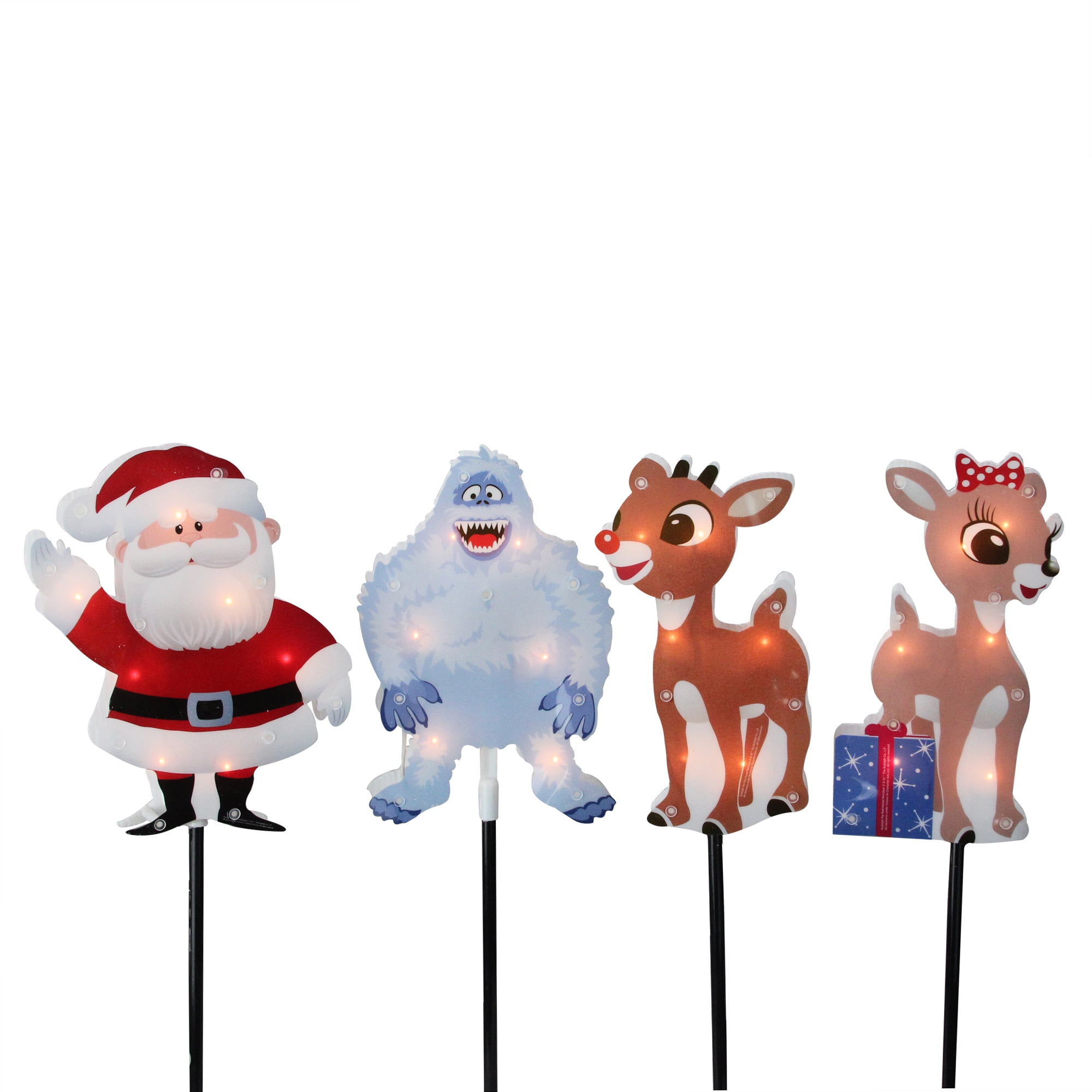 15 Pre-lit Rudolph The Red Nosed Reindeer Clarice Christmas Outdoor Decoration Clear Lights 
