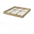 thumbnail image 3 of Bed Frame, Wood Platform Bed Without Headboard, Floor-Standing Bed Frame, Wooden Slats Support, No Box Spring Required, 3 of 8