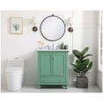 thumbnail image 6 of Elegant Lighting Vf12330-Vw Otto 30" Free Standing Single Basin Vanity Set - Vintage Mint, 6 of 7