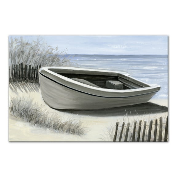 Creative Products Shored Up Boat 30 x 20 Canvas Wall Art