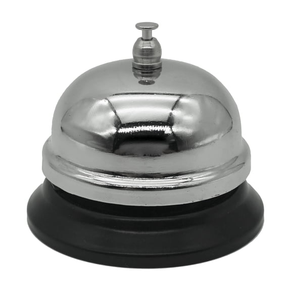 12 Pack: Silver Desk Bell by Creatology