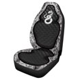 thumbnail image 5 of Uourmeti Snake Skin Reptile Print Front Car Seat Cover Anti Slip Seat Covers for Cars Premium Perfect Fit 1 Piece Compatible with Auto Vehicle, 5 of 6
