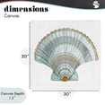 thumbnail image 4 of Stupell Industries Rustic Lodge Regal Shells Scallop Canvas Art, 30 x 30, by Lorenzo Collective, 4 of 8