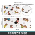 thumbnail image 7 of Dachshund Footprint Bone Kitchen Rugs Sets Of 2,Anti Fatigue Kitchen Mat Rugs Non Slip Washable,Decorative Kitchen Floor Mats for Kitchen,Sink,Laundry,17"x30"+17"x47", 7 of 7